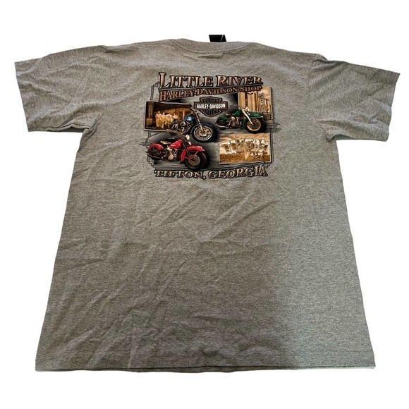 Y2K Harley Davidson Georgia Eagle Dragon Fight T Shirt SZ Large New with Tags!! - Picture 4 of 5